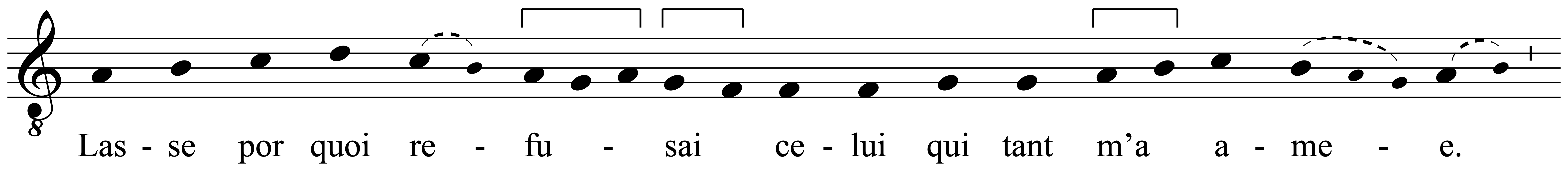 Work musical notation